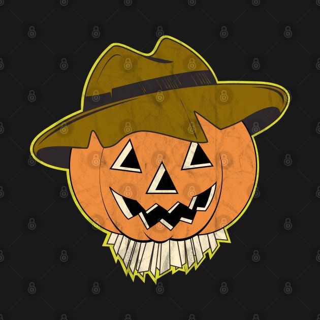 Vintage Halloween Scarecrow by LMHDesigns