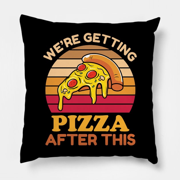 We Are Getting Pizza Pillow by TomCage