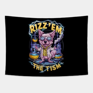 Rizz em with the tism Tapestry