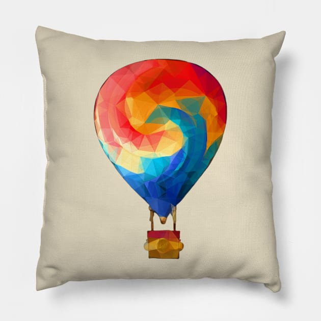 hot air balloon Pillow by AlexisMay511