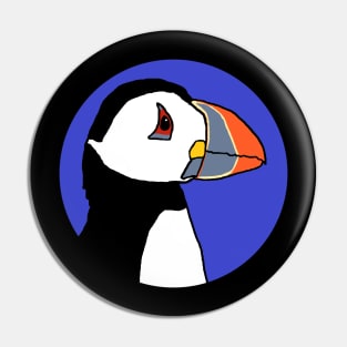 Puffin Cartoon Pin