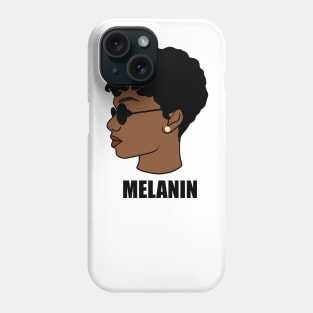 Melanin, Afro Woman, Black Girl Magic Phone Case