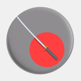 Katana Sword Pin