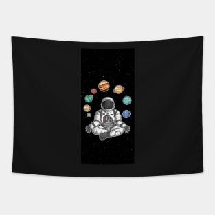 Space Yoga Tapestry