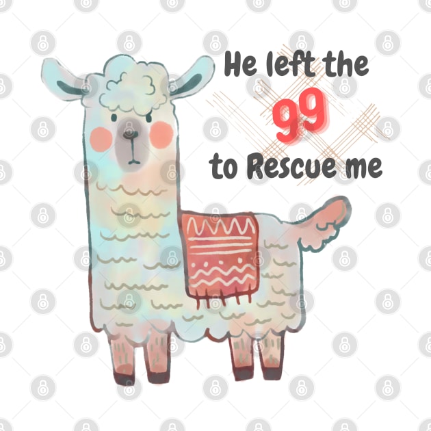 Inspirational bible verse He left the 99 to rescue me by Mission Bear