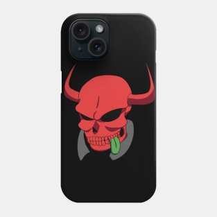 Punk Skull (Horn Version) Phone Case