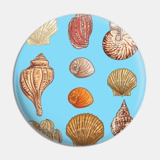 Seashells Pin