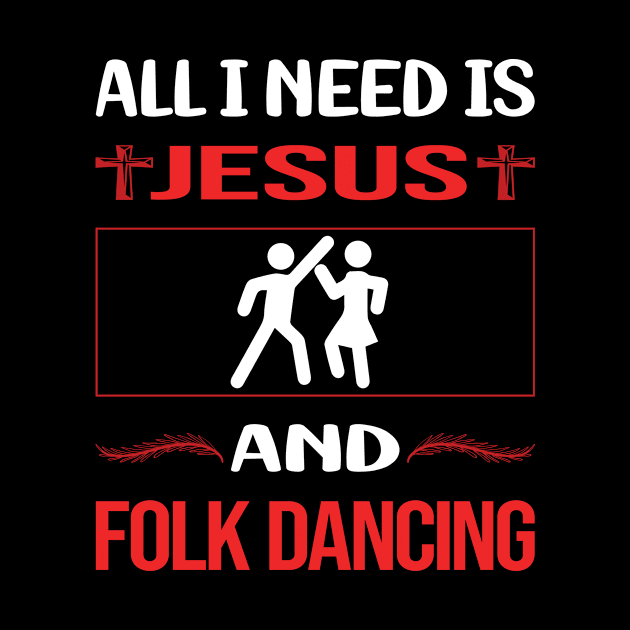 Funny Jesus Folk Dancing Dance Dancer by Happy Life