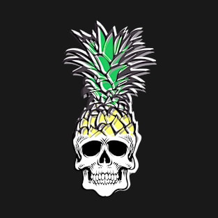 Pineapple Skull Head Combination Vintage T-Shirt