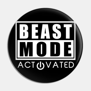 Beast Mode Bodybuilding Gym Sport Pin