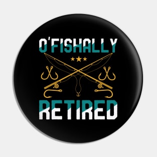 Funny Fishing Fisherman Retirement Gifts Fishing Dad Grandpa Pin