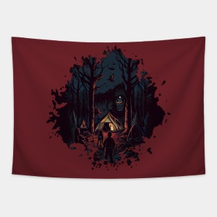 She Came from the Woods Tapestry