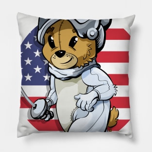 Team USA Fencing Pillow