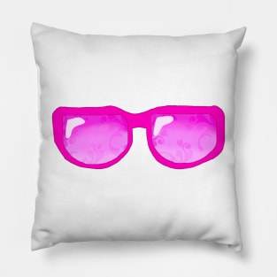 Pink Sunglasses Pillow