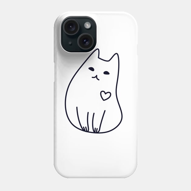 Loving cat Phone Case by KettuKani