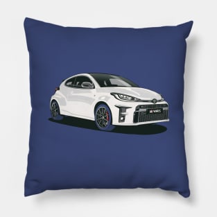 2020 GR Yaris in Glacier White. Pillow