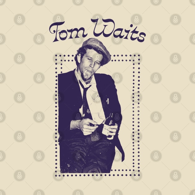 Tom Waits / Retro Style Design