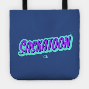 Rev up your Saskatoon pride with this bold logo design Tote