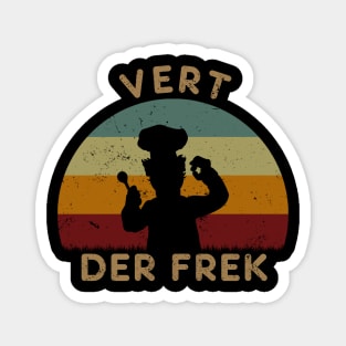 The Swedish Chef Retro Sunset Magnet