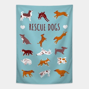 Rescue Dog Tapestry