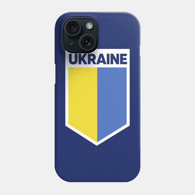 Ukraine Flag Emblem Phone Case by SLAG_Creative