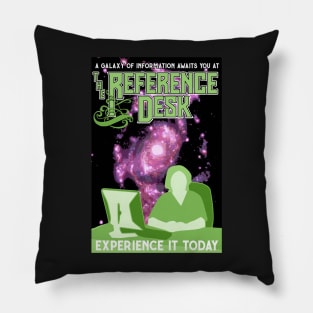 Library Reference Desk Poster Pillow