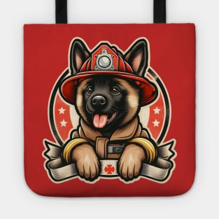 Belgian Malinois Fire fighter Tote