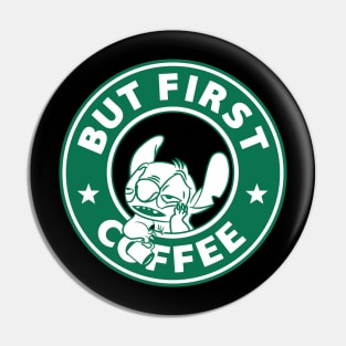 But First...Coffee (Stitch) Pin