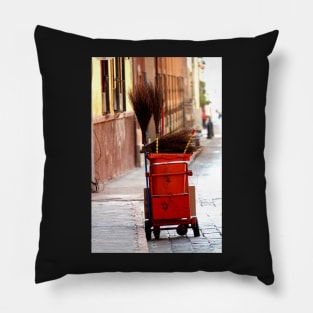 Nettoyage des rues de Queretaro Pillow