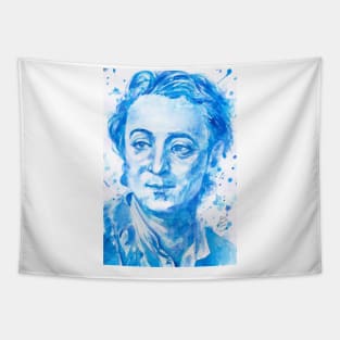 DENIS DIDEROT watercolor portrait Tapestry