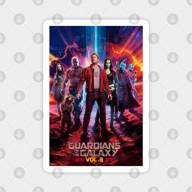 GOTG Vol 3 Magnet by SecretGem