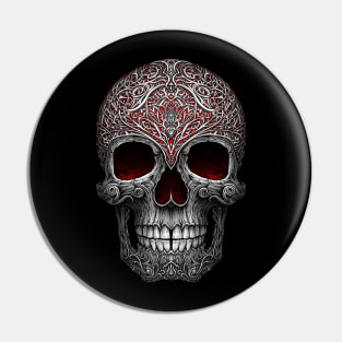 The Enigmatic Carved Skull Pin