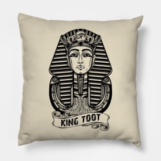 King Toot Black Pillow