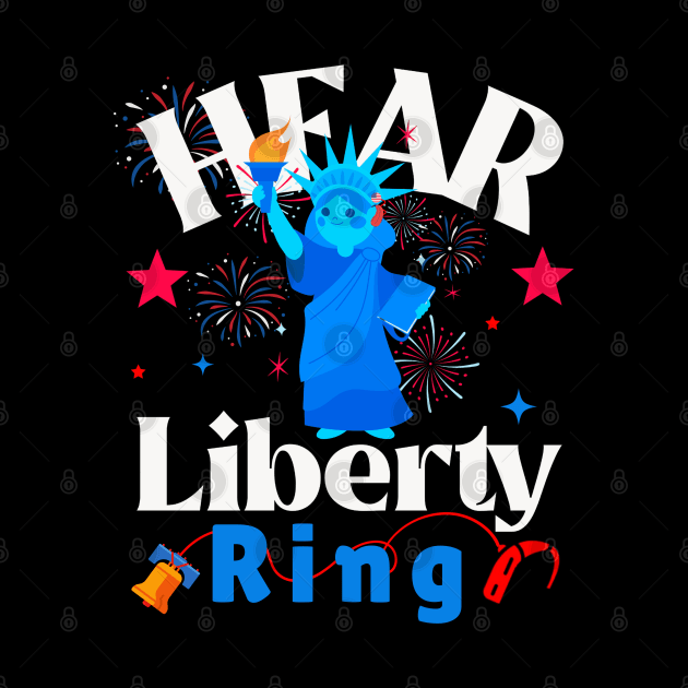 Hear Liberty Ring | 4th of July | Cochlear Implant by RusticWildflowers