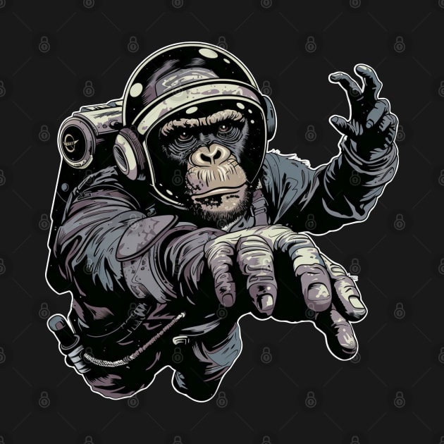 Astro Chimp 02 by NineBlack