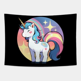 Unicorn Rainbow 03 Tapestry