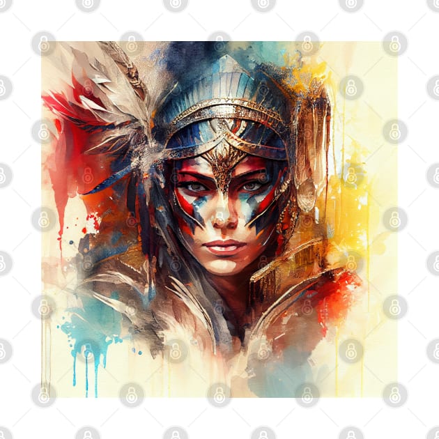 Powerful Warrior Woman #5 by Chromatic Fusion Studio