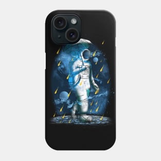 Astronaut Meteor Shower Space Phone Case