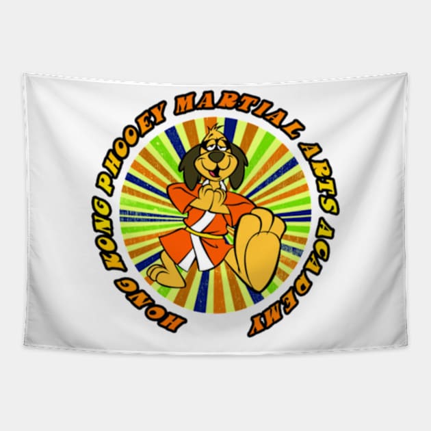 Hong Kong Phooey Martial Arts Training Academy Tapestry by  bullfarm