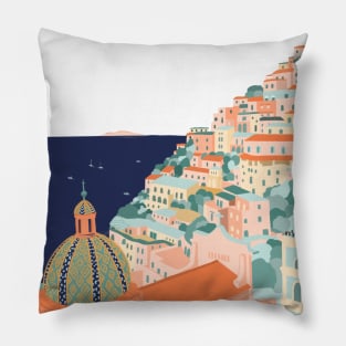 Positano, Amalfi coast, Italy Pillow