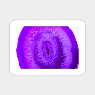 AGATE ULTRA VIOLET PURPLE NATURAL GEMSTONE Magnet