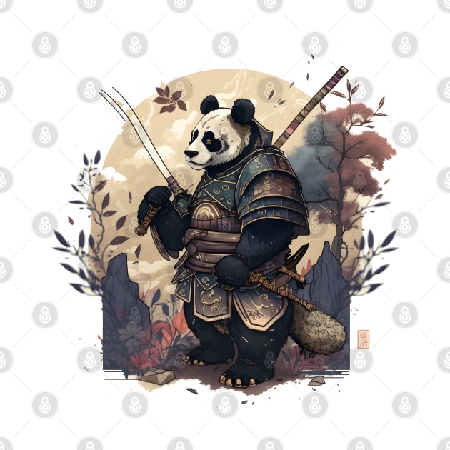 Panda Bear Ninja-Samurai by Deartexclusive