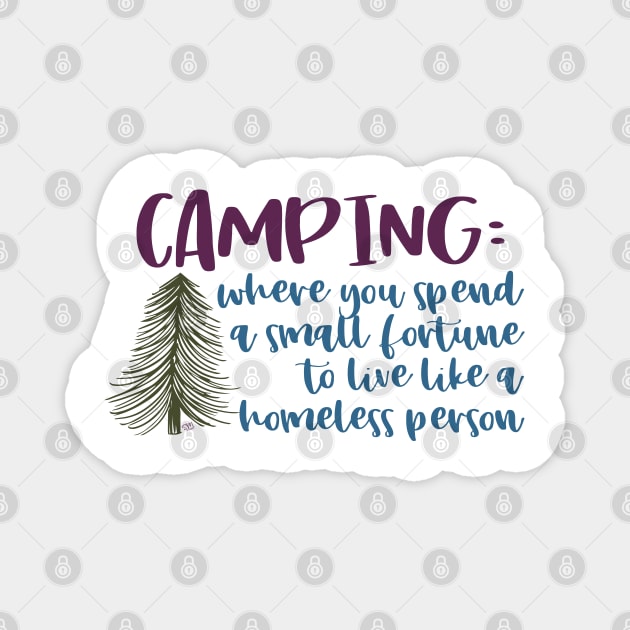 Camping Magnet by shemazingdesigns