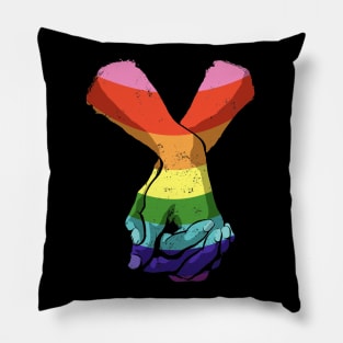 Pride Holding Hands Pillow