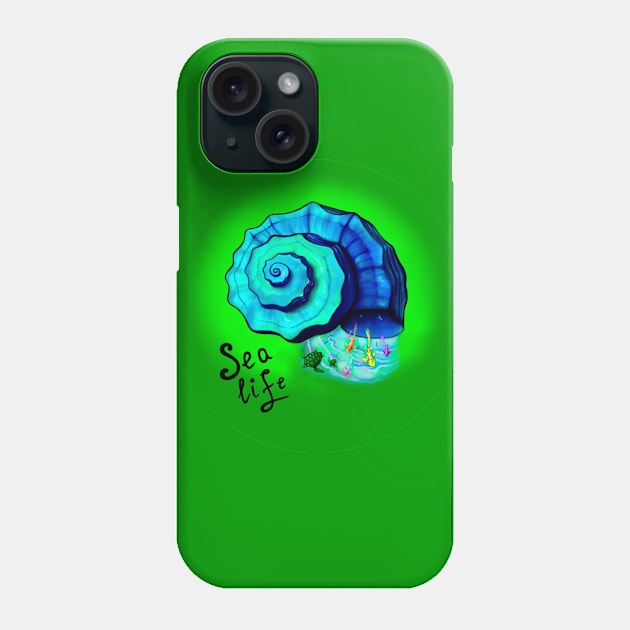 Fish Shell Art 2 Phone Case by YellowStone