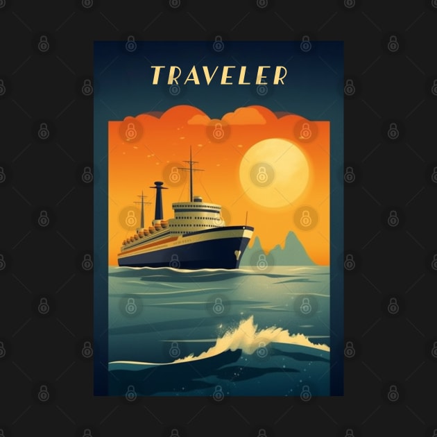 Cruise Travel by Retro Travel Design