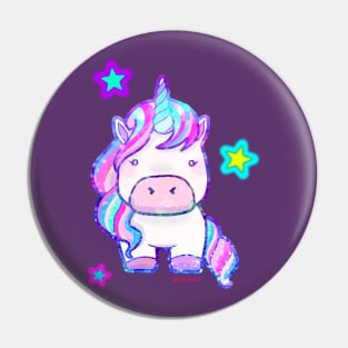 Yuniko the Unicorn Pin