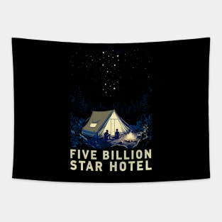 Tent Camping Five Billion Star Hotel Tapestry