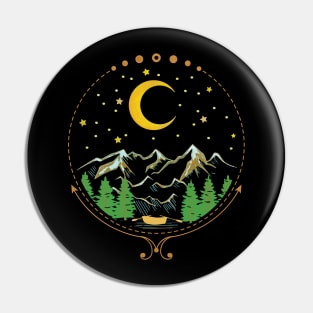 Starry Night Sky Pin