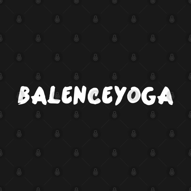 Balenceyoga in White by catterpop